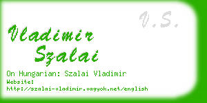 vladimir szalai business card